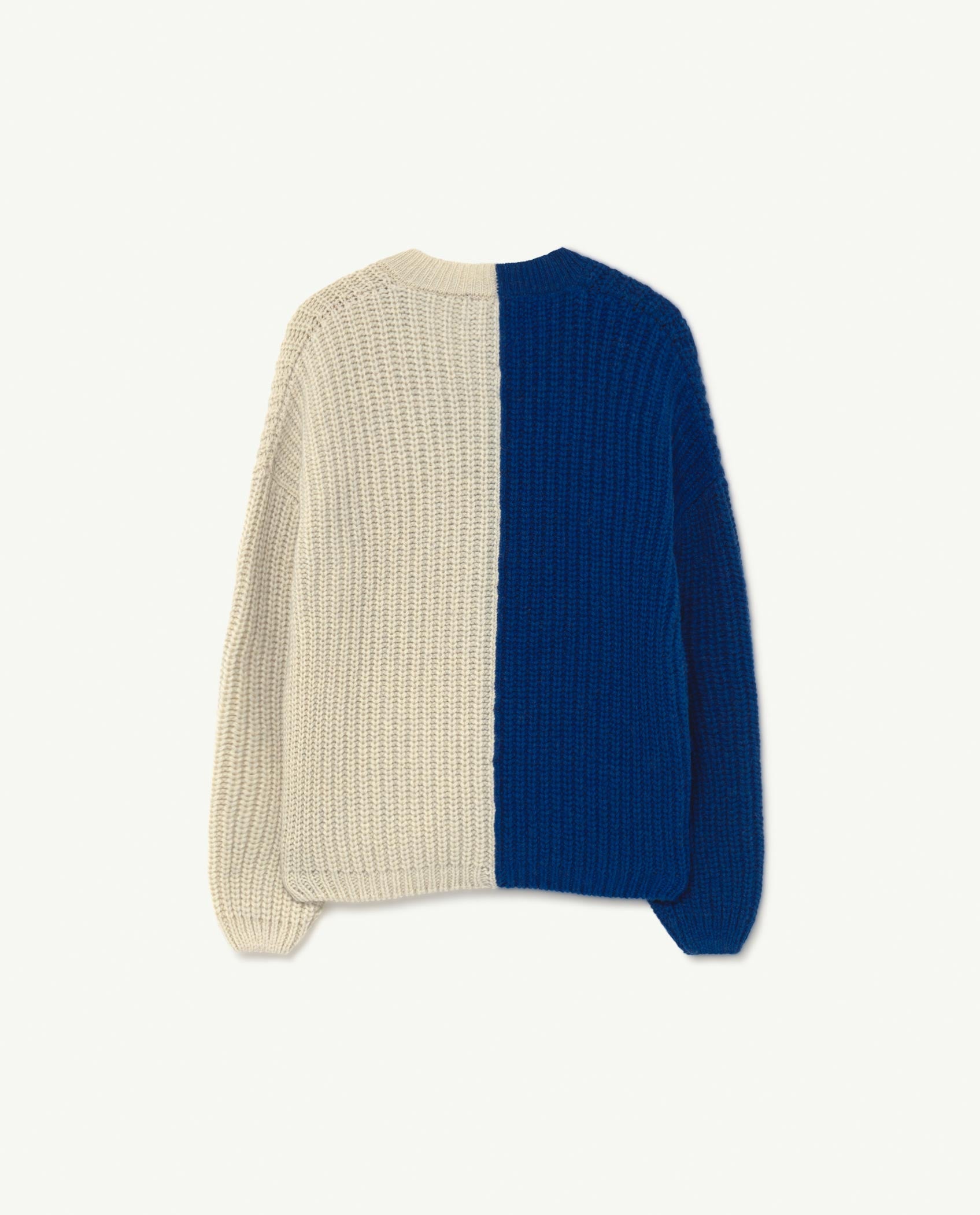 Girls Contrast Color Cardigan