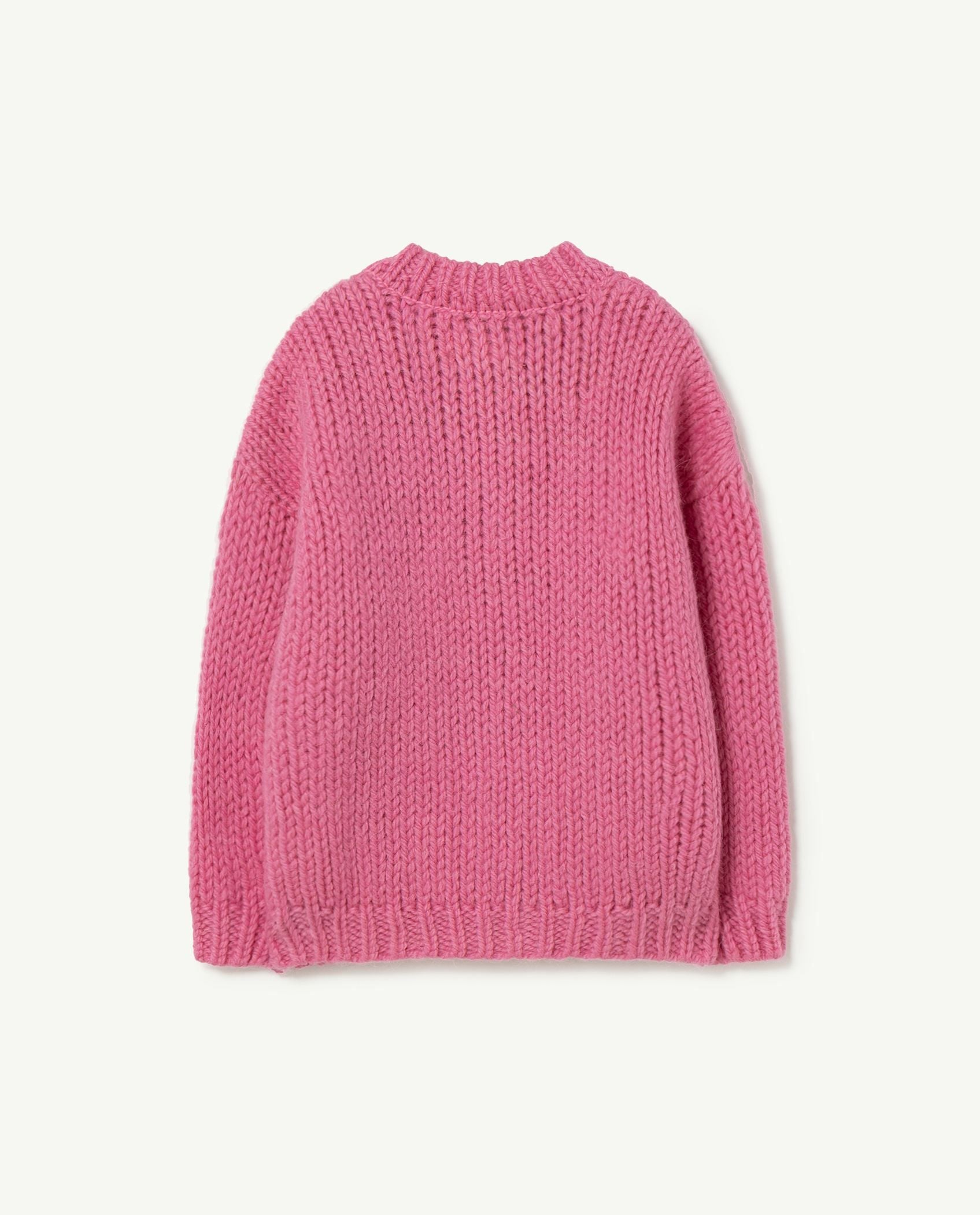 Girls Pink Wool Cardigan
