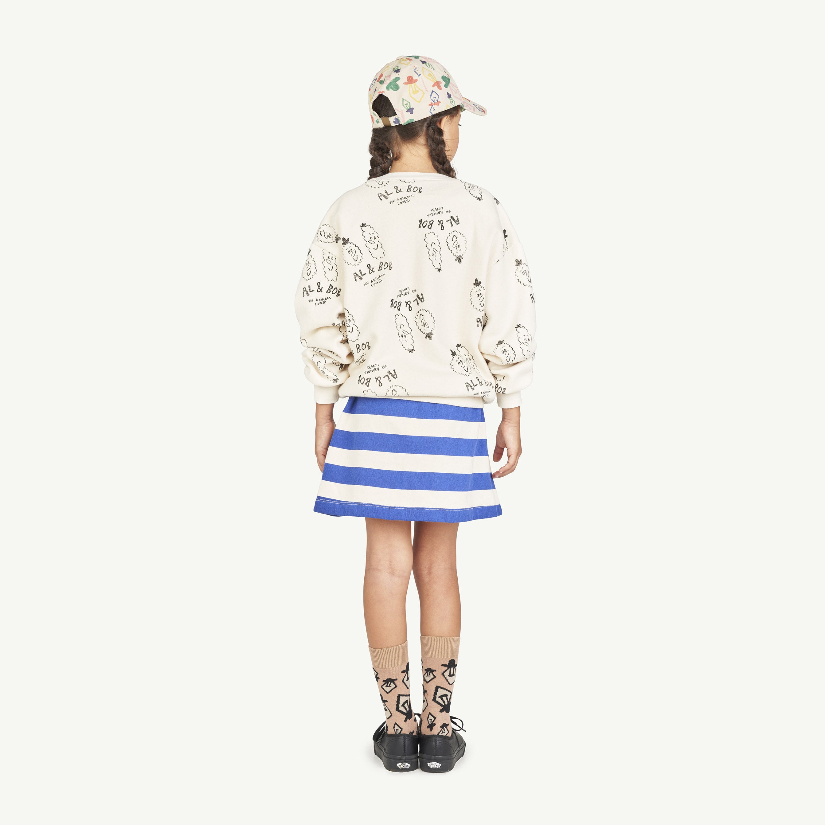 Boys & Girls Grey Printed Logo Cap