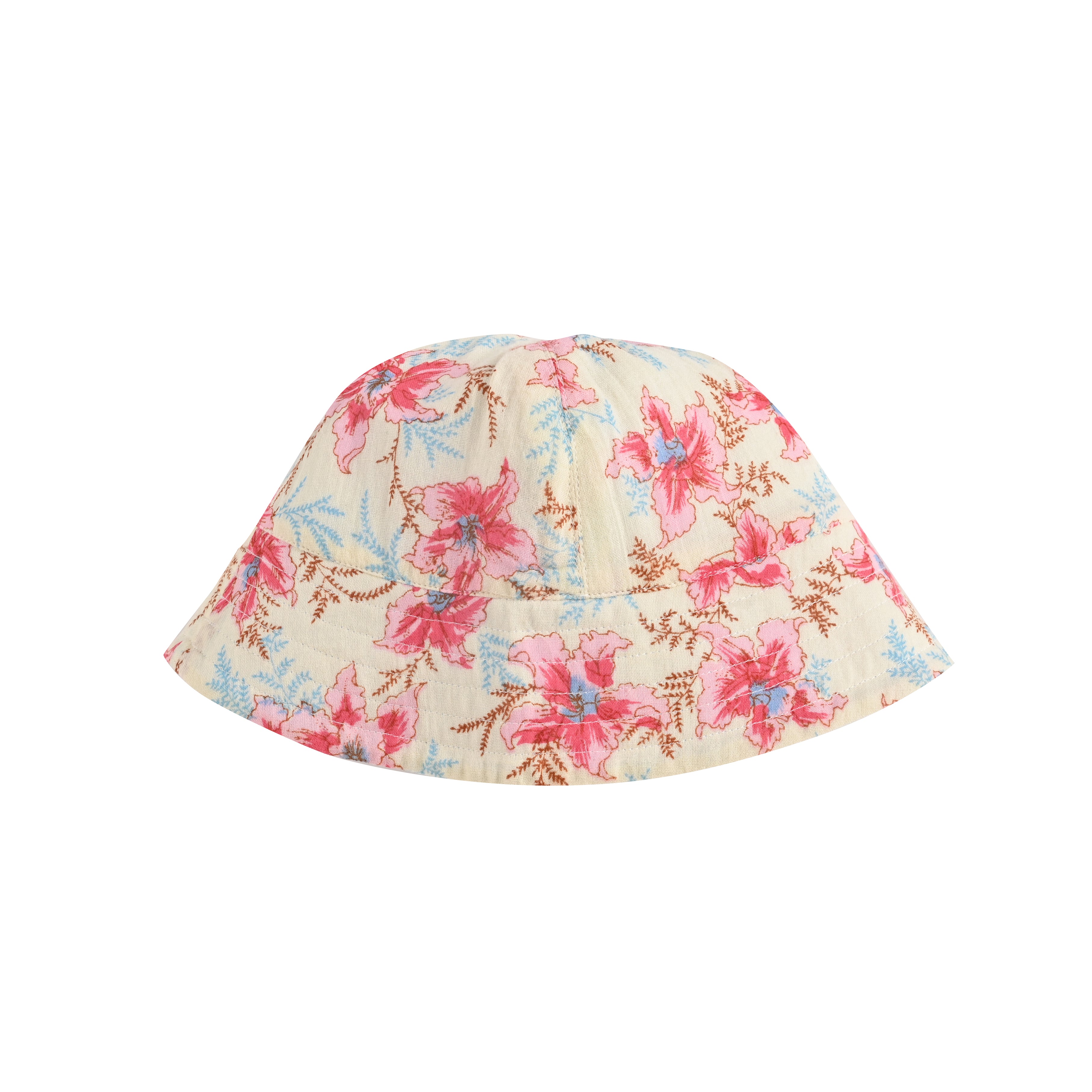 Baby Girls Pink Floral Hat