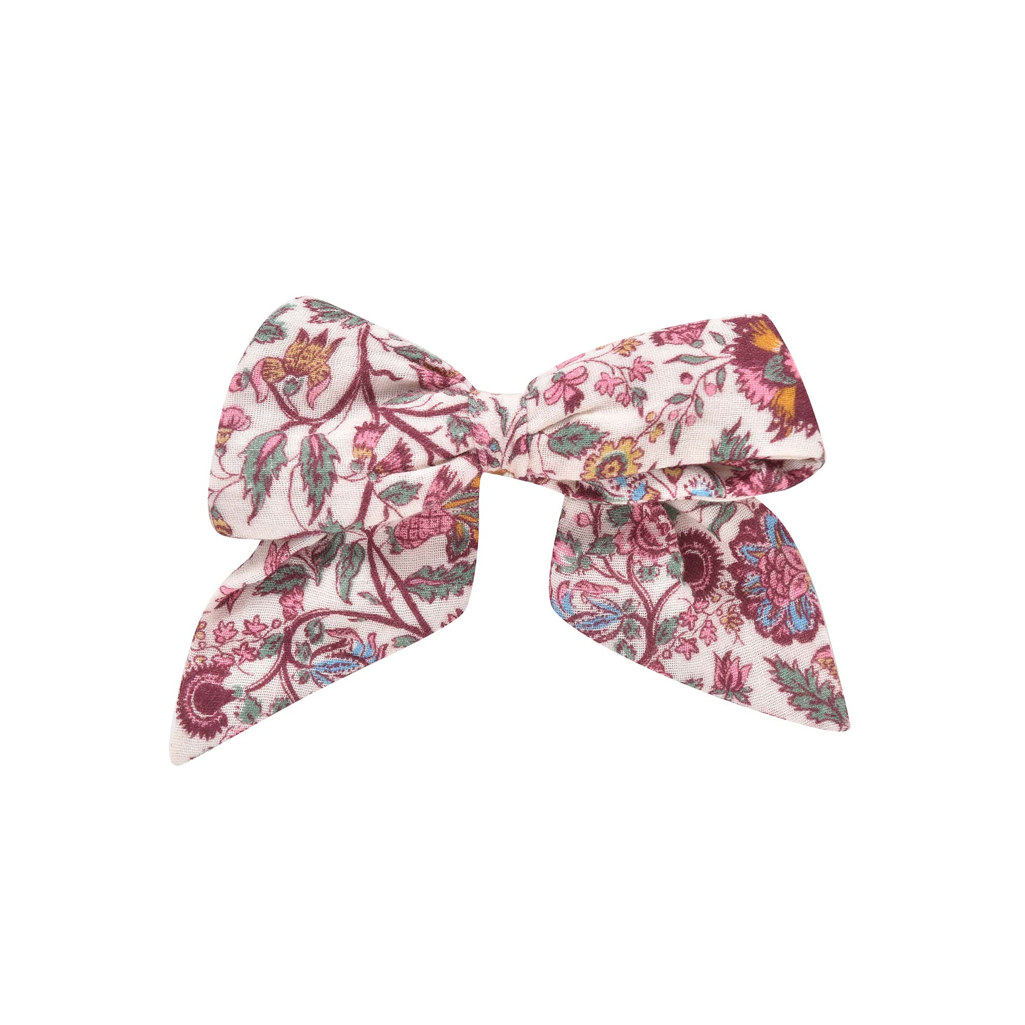 Girls Pink Flowers Hair Clip