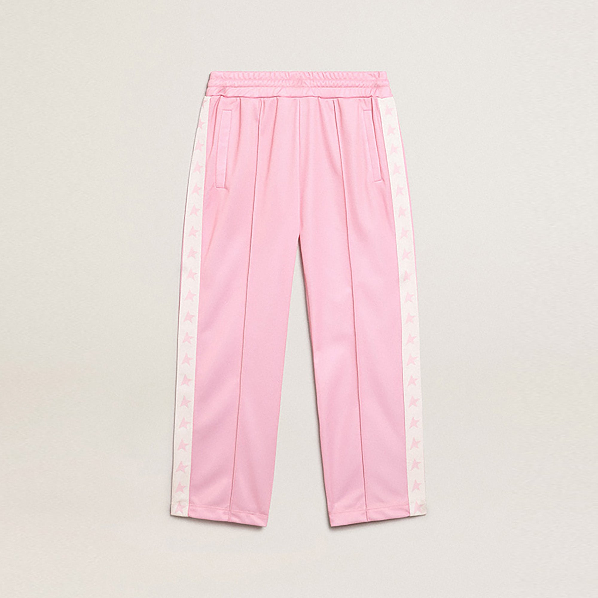 Girls Pink Stars Trousers