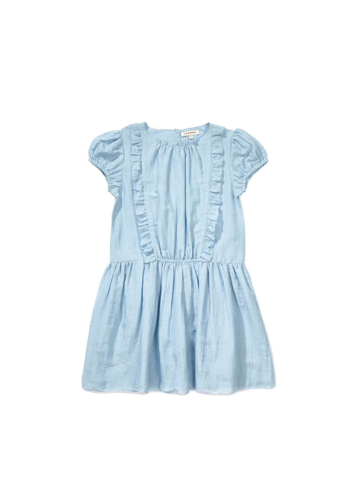 Girls Blue Cotton Dress