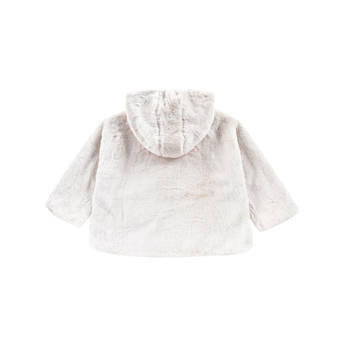 Girls White Reversible Coat