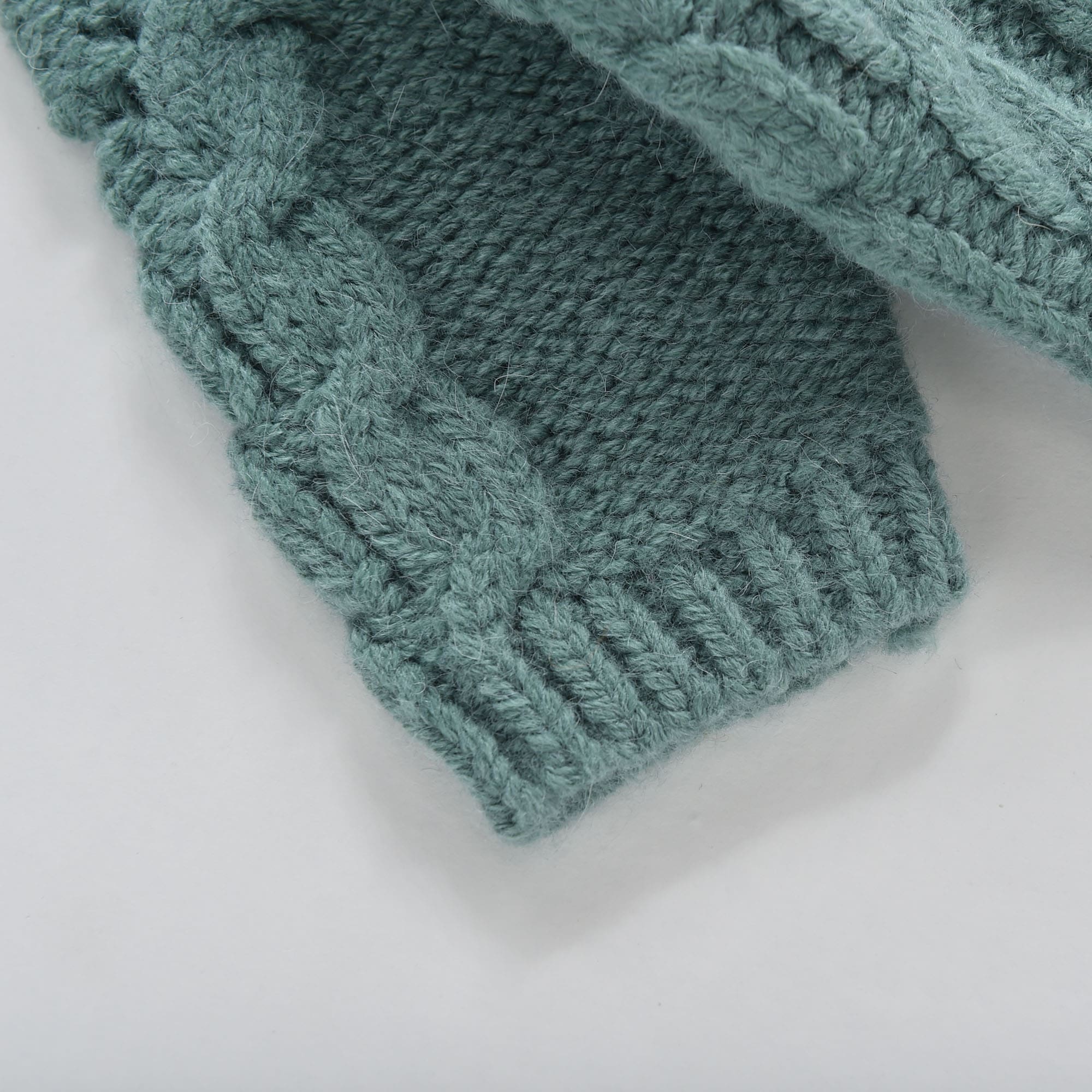 Girls Blue Knit Cardigan