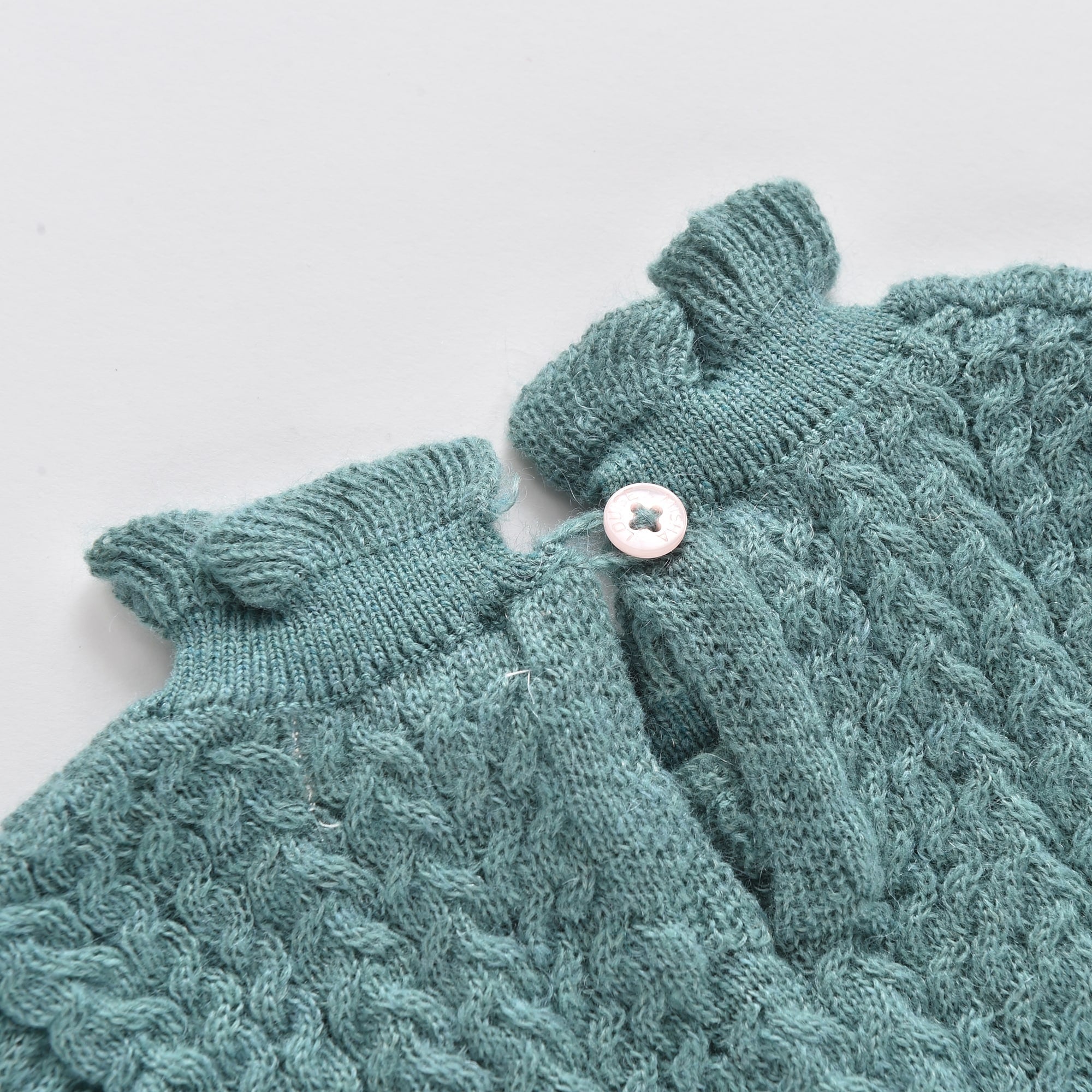 Girls Blue Knit Sweater