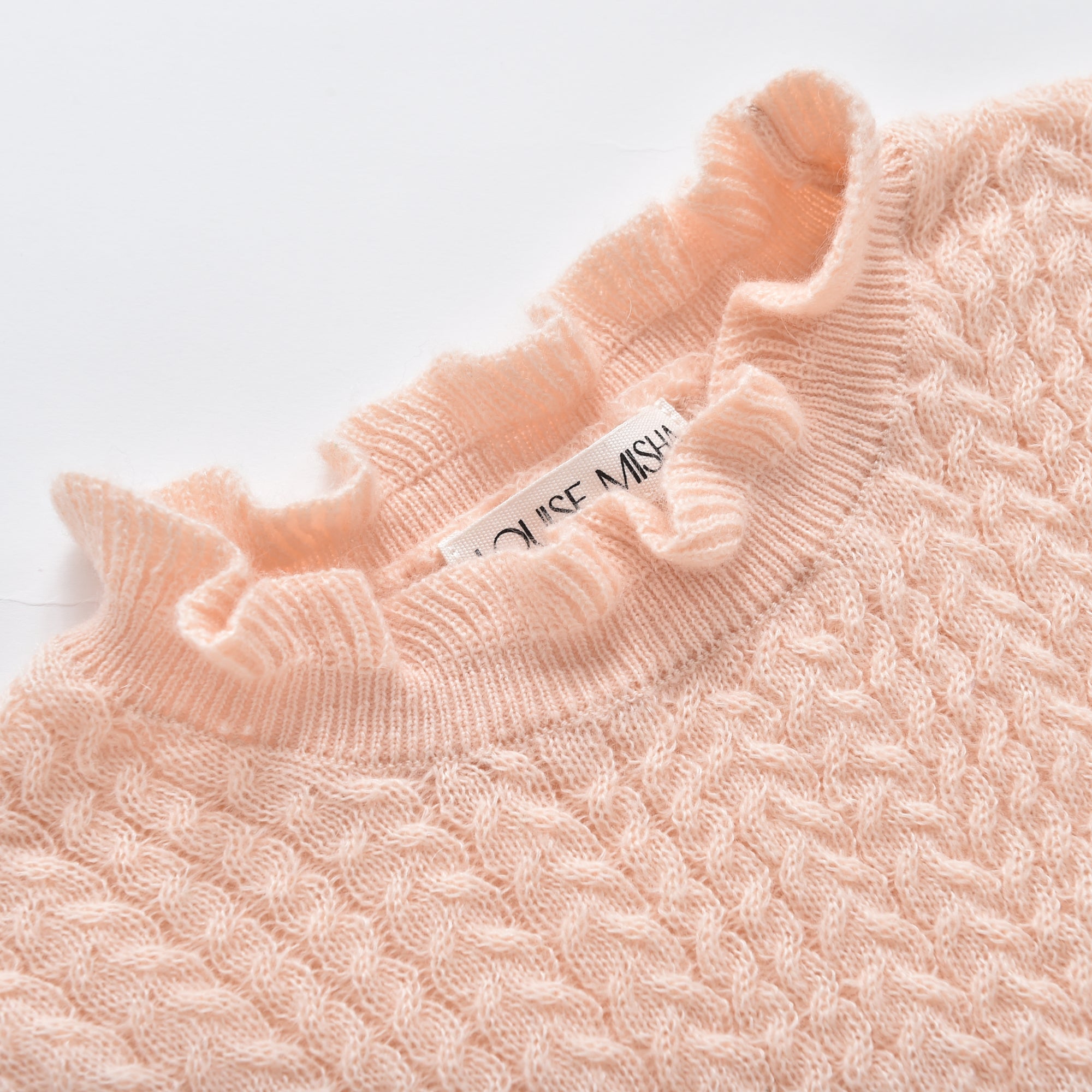Girls Pink Knit Sweater