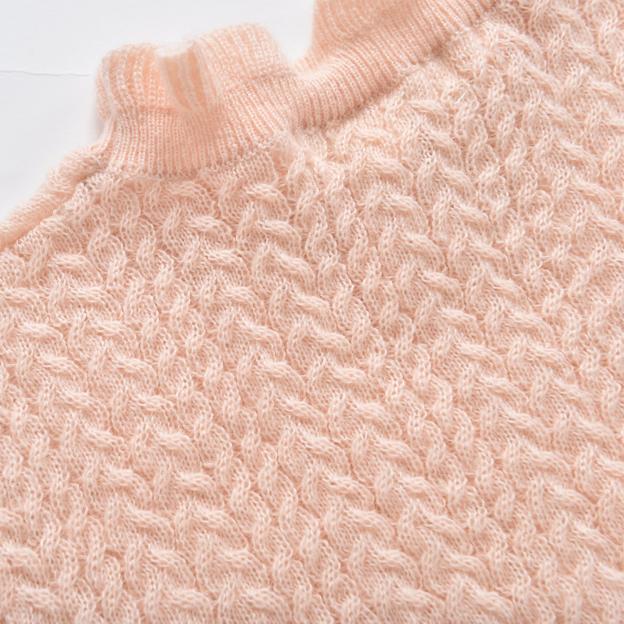 Girls Pink Knit Sweater
