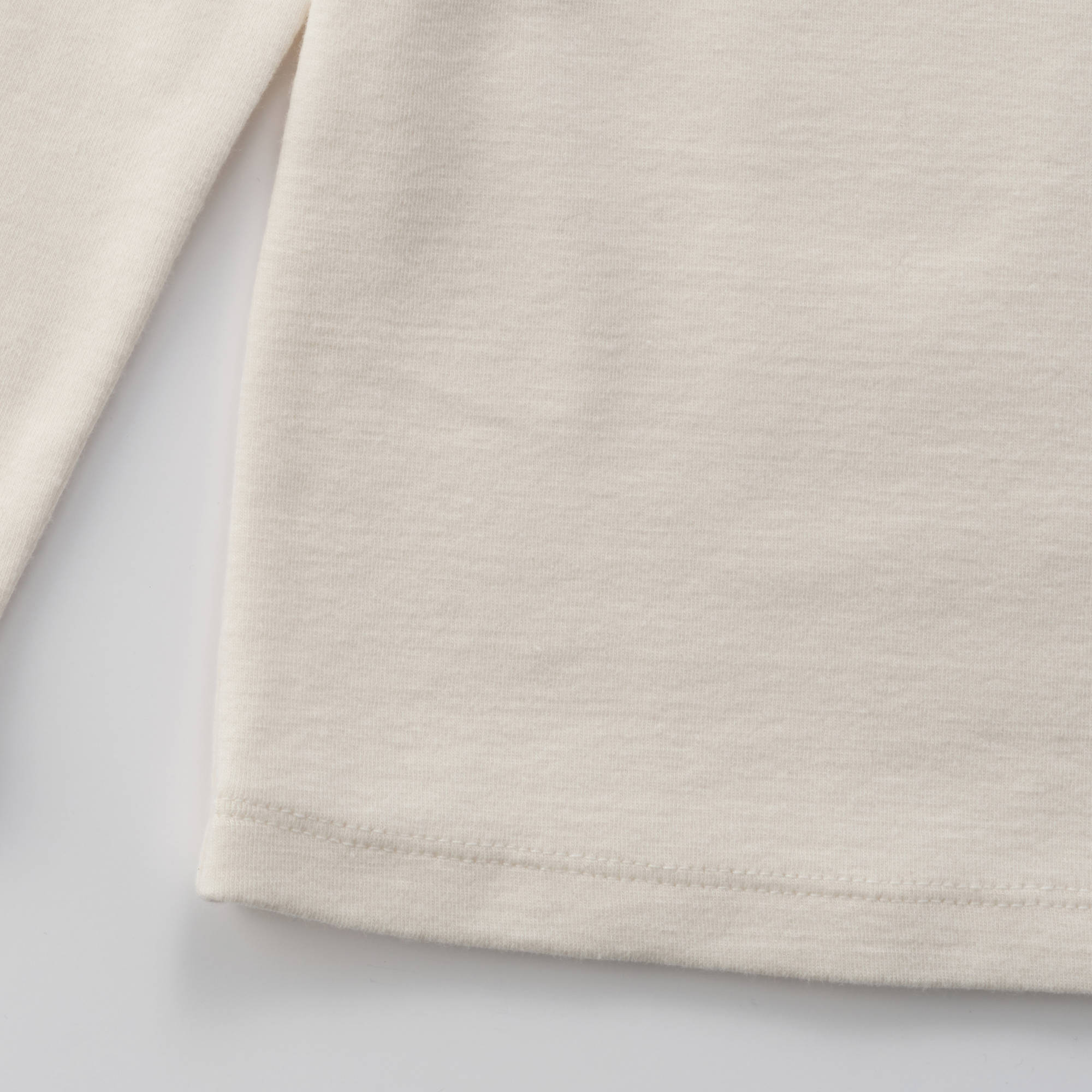 Girls White Cotton T-Shirt