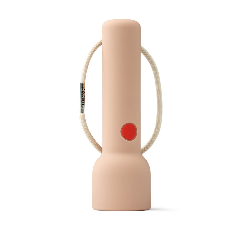 Pale Pink Silicone Rechargable Flashlight