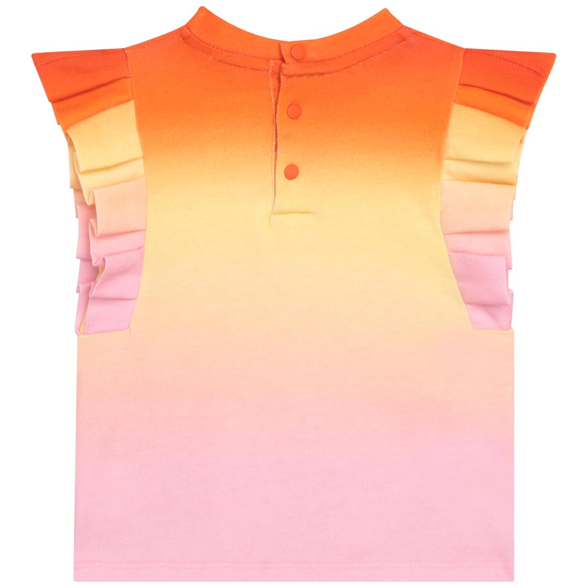 Girls Multicolor Logo T-Shirt
