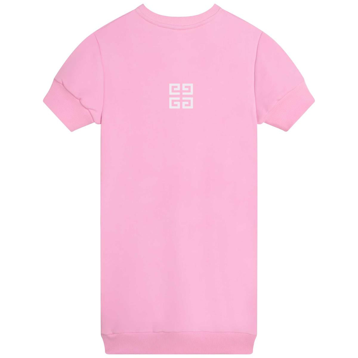 Girls Pink Logo Dress