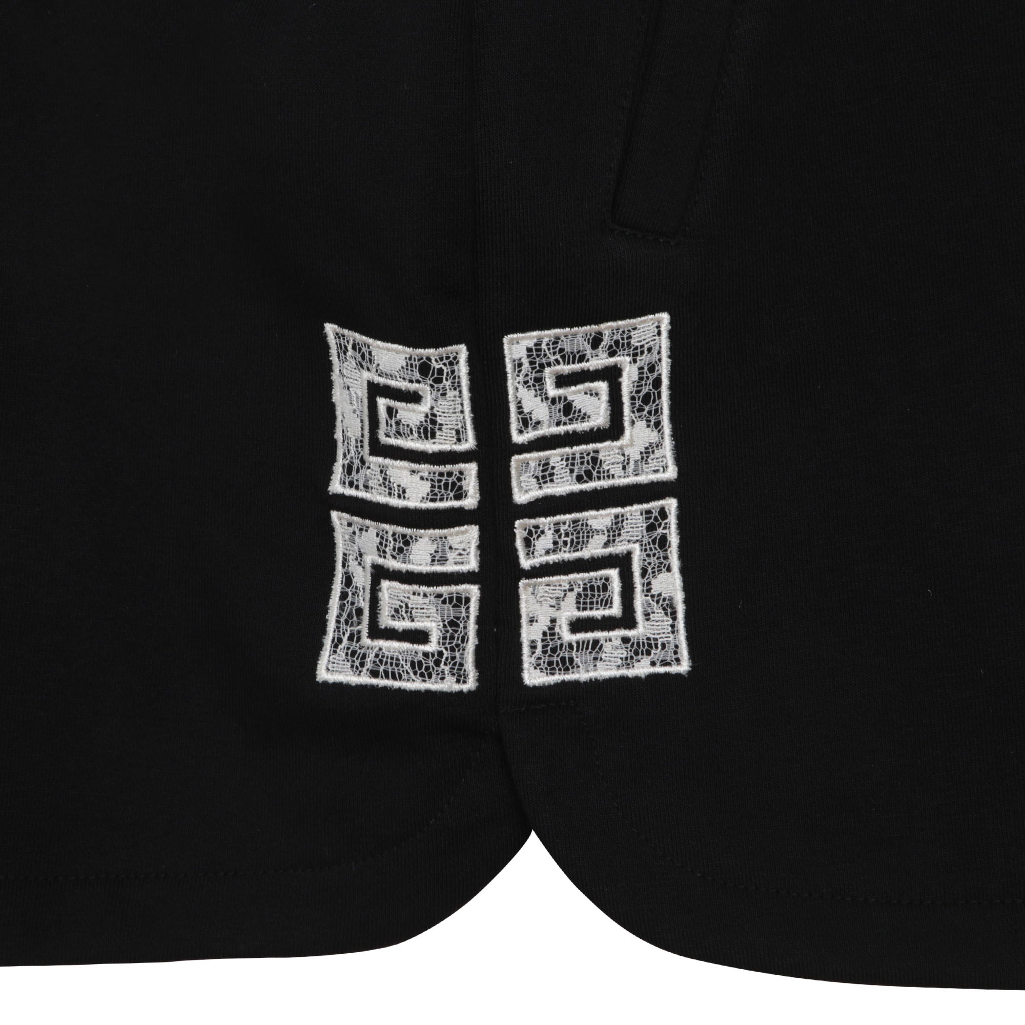 Girls Black Cotton Skirts
