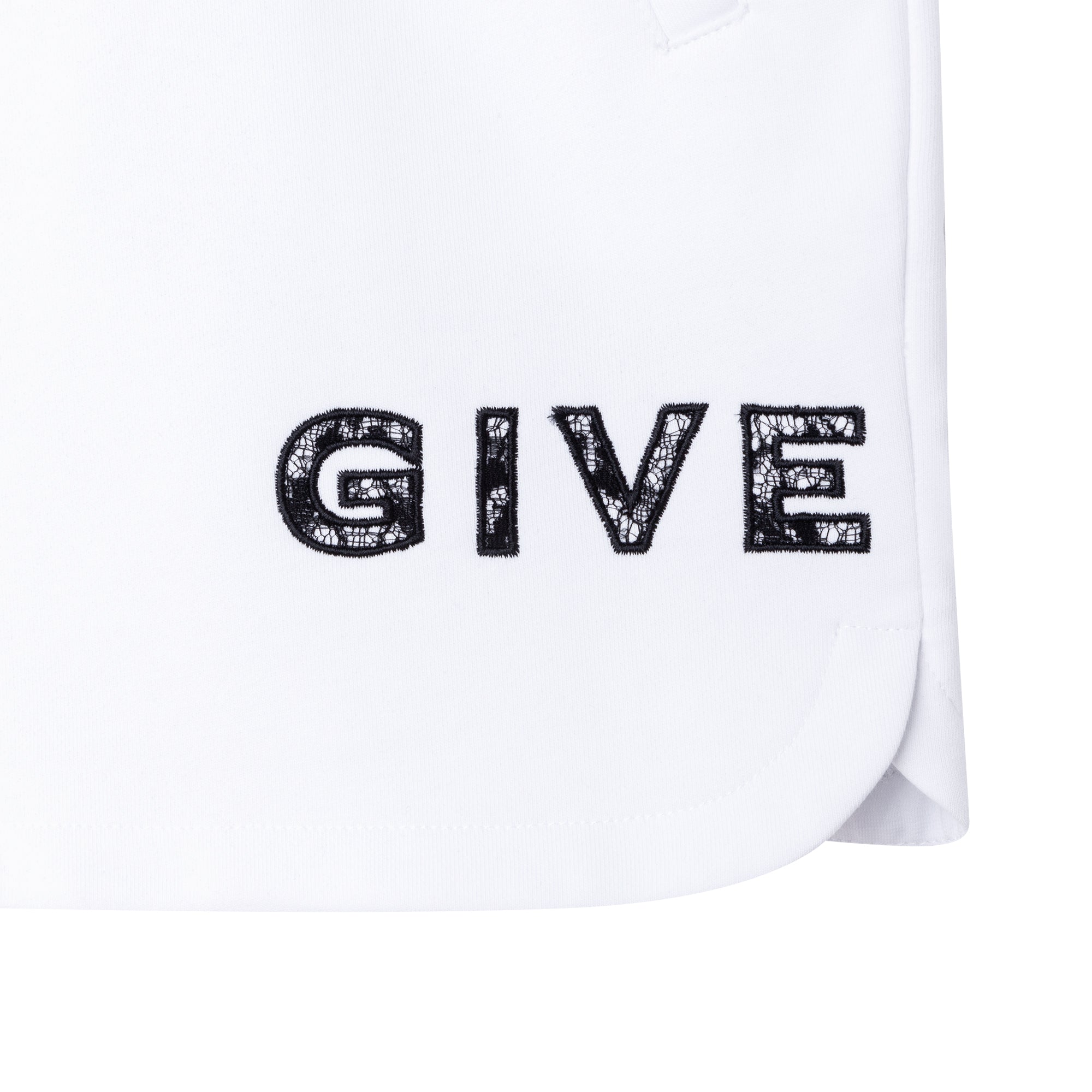 Girls White Logo Skirt