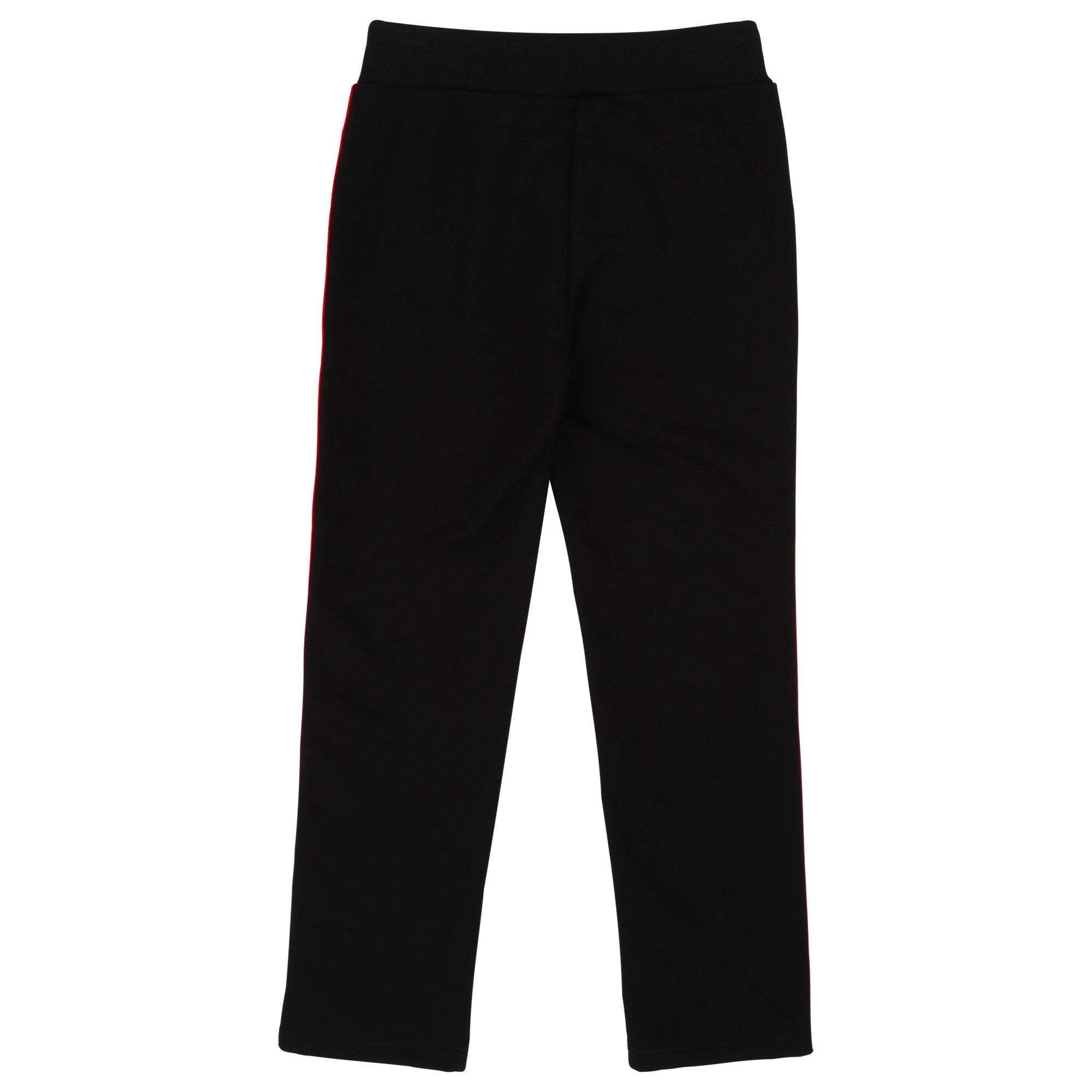 Girls Black Cotton Trousers