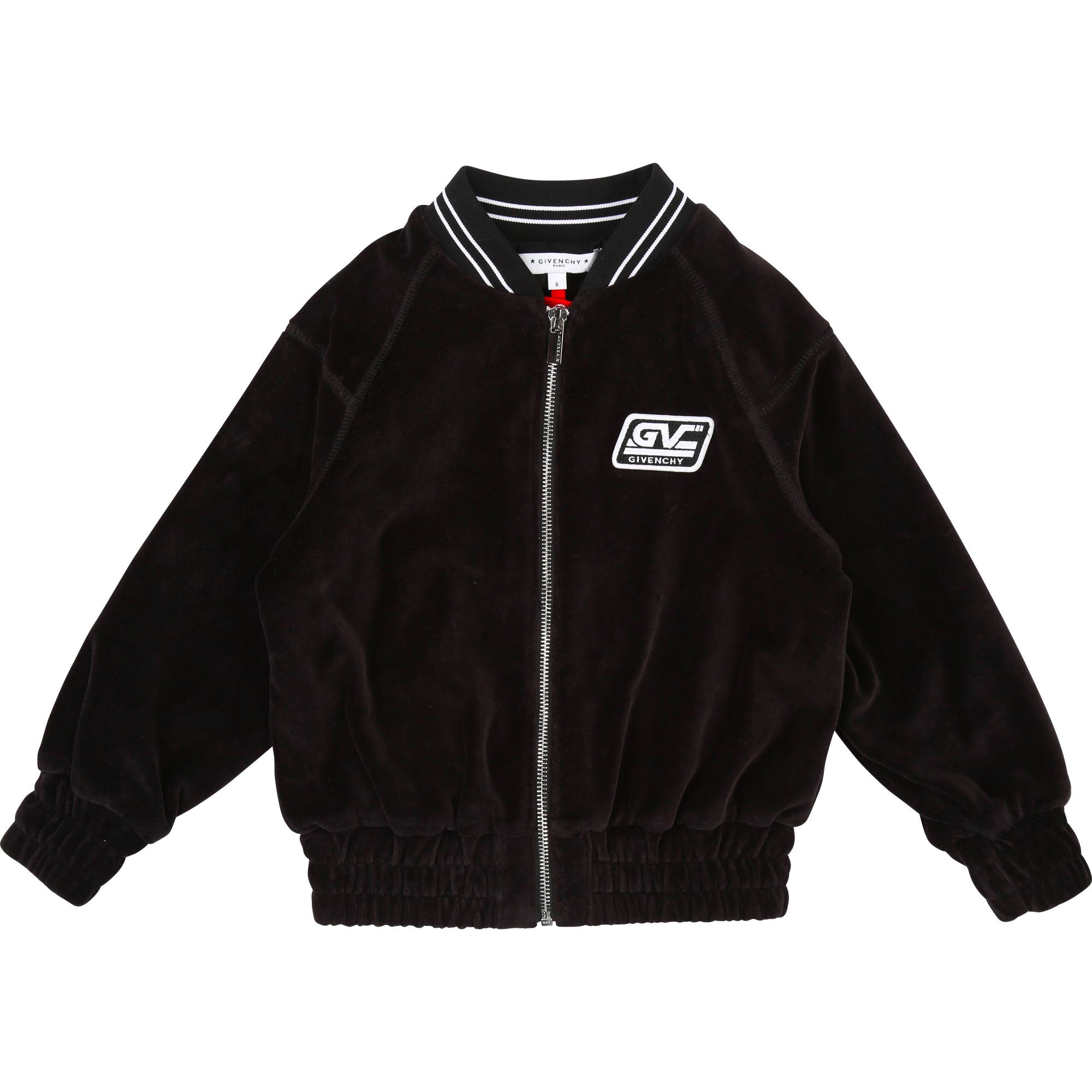 Girls Black Logo Cardigan
