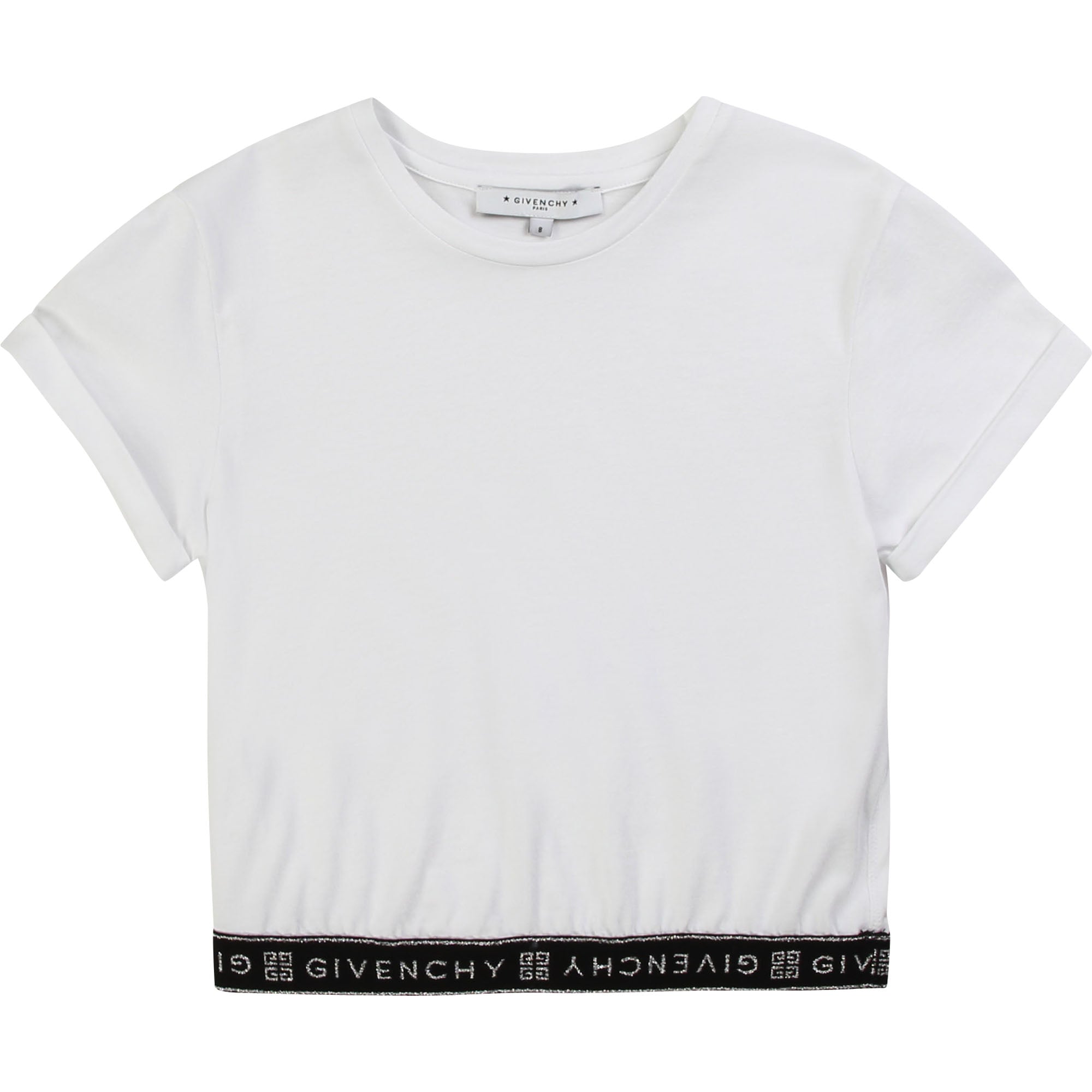 Girls White Logo T-shirt