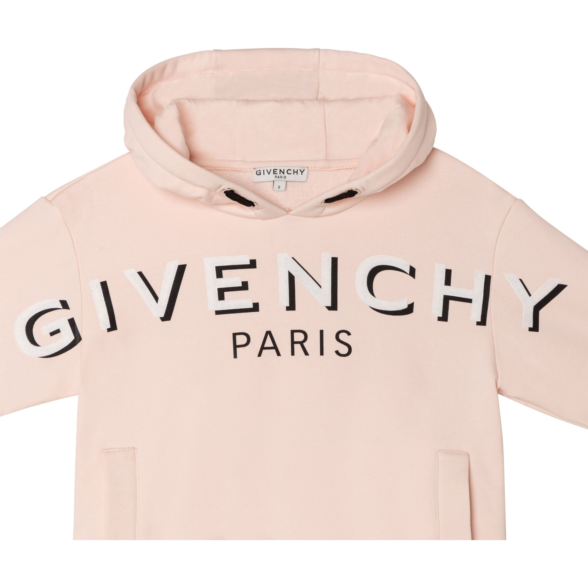 Girls Pink Logo Hooded Sweatshirt