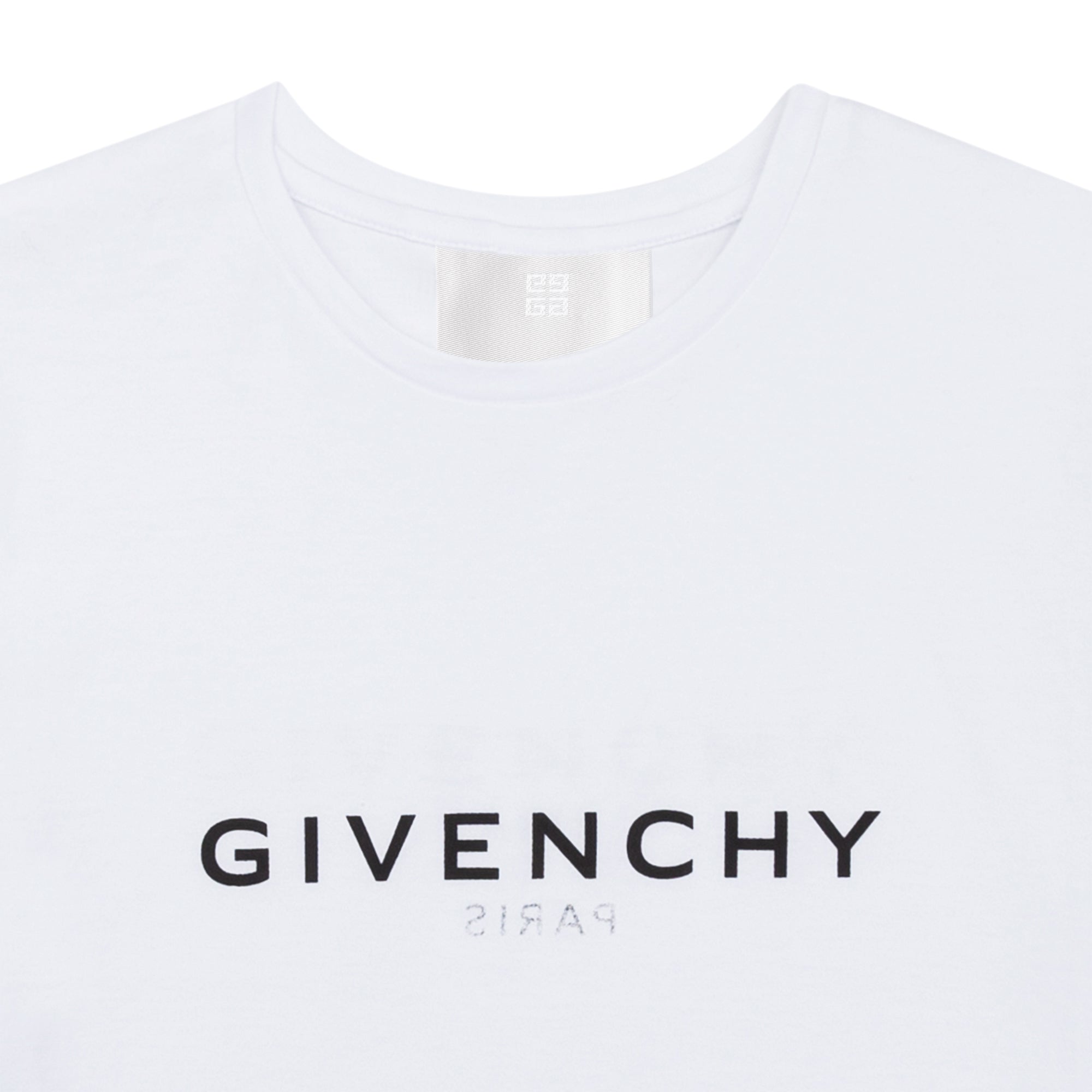Girls White Logo Cotton T-Shirt