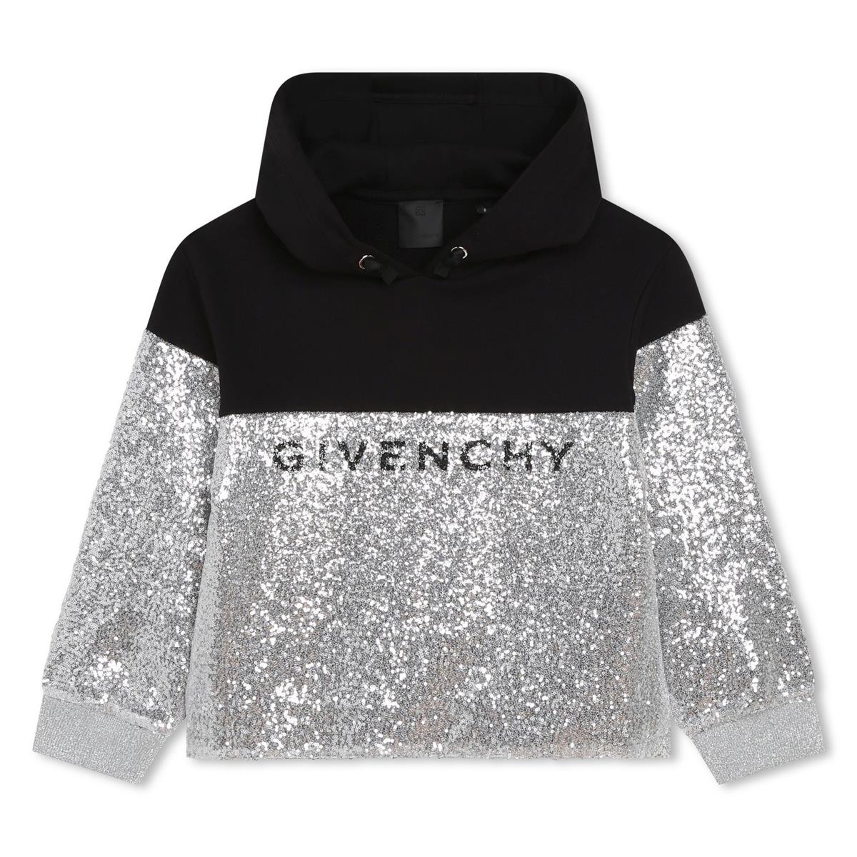 Girls Silver Logo Sweatshirt