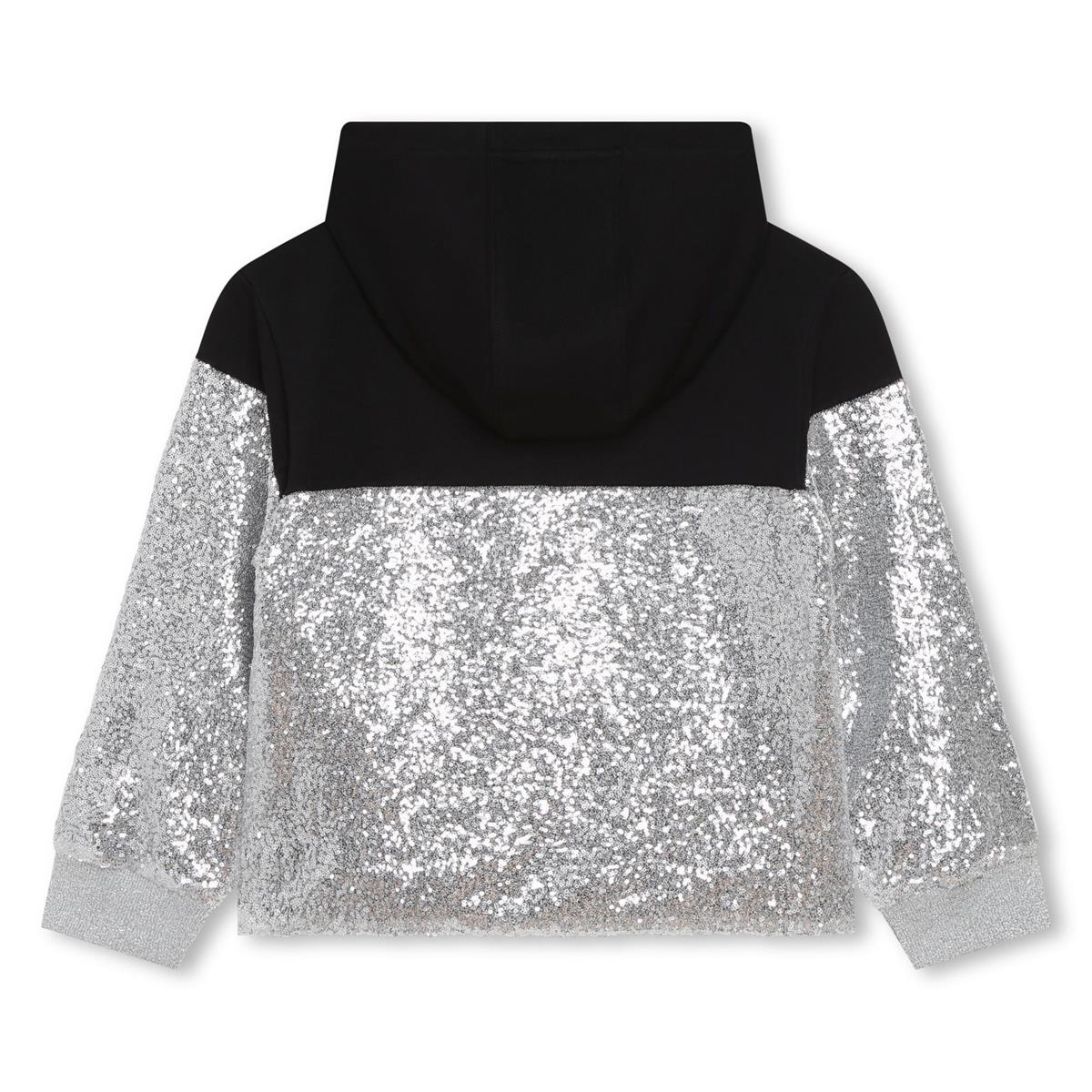 Girls Silver Logo Sweatshirt