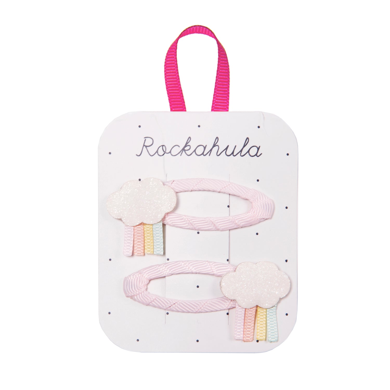 Pastel Rainy Cloud Clips