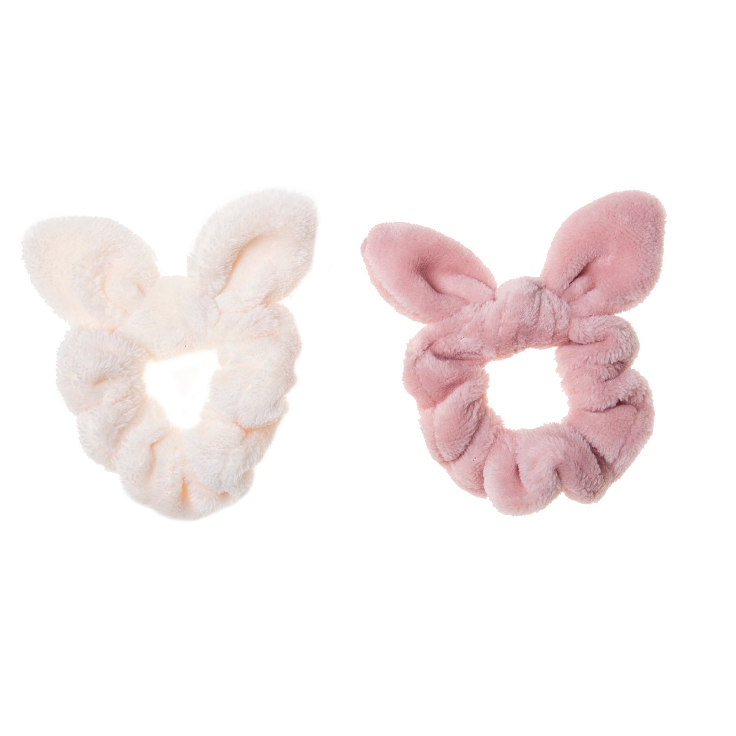Fluffy Bunny Ears Scrunchie (2 Pack)