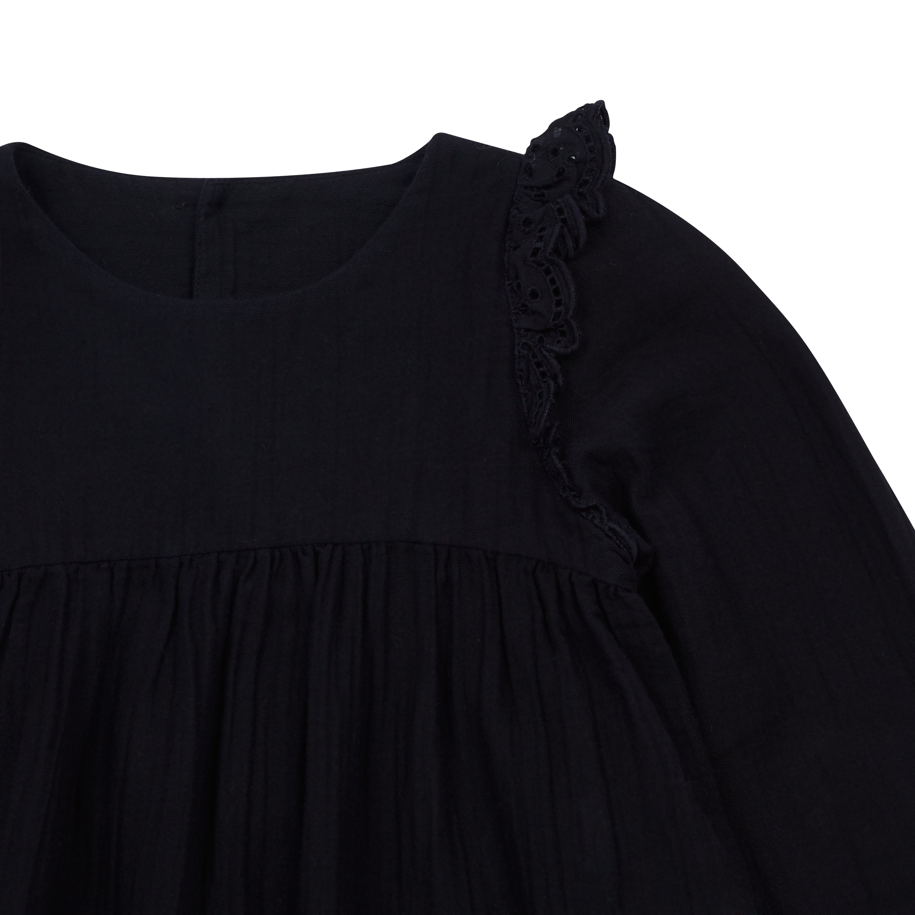Girls Blue Cotton Dress