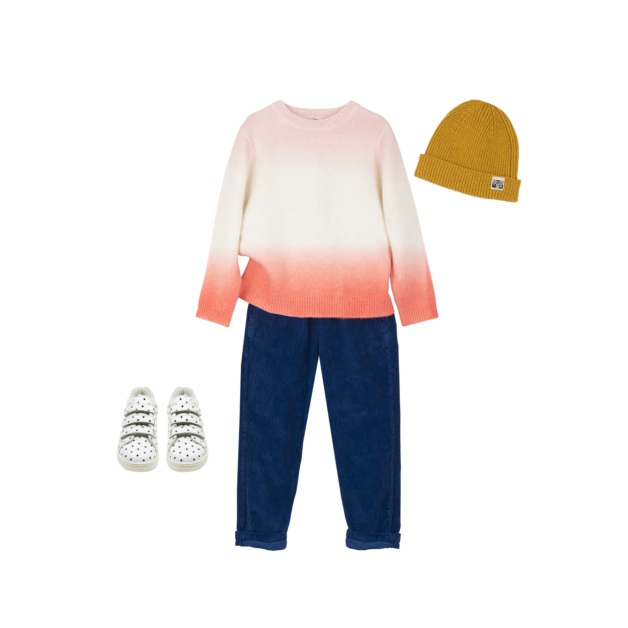 Girls Blue Velvet Trousers