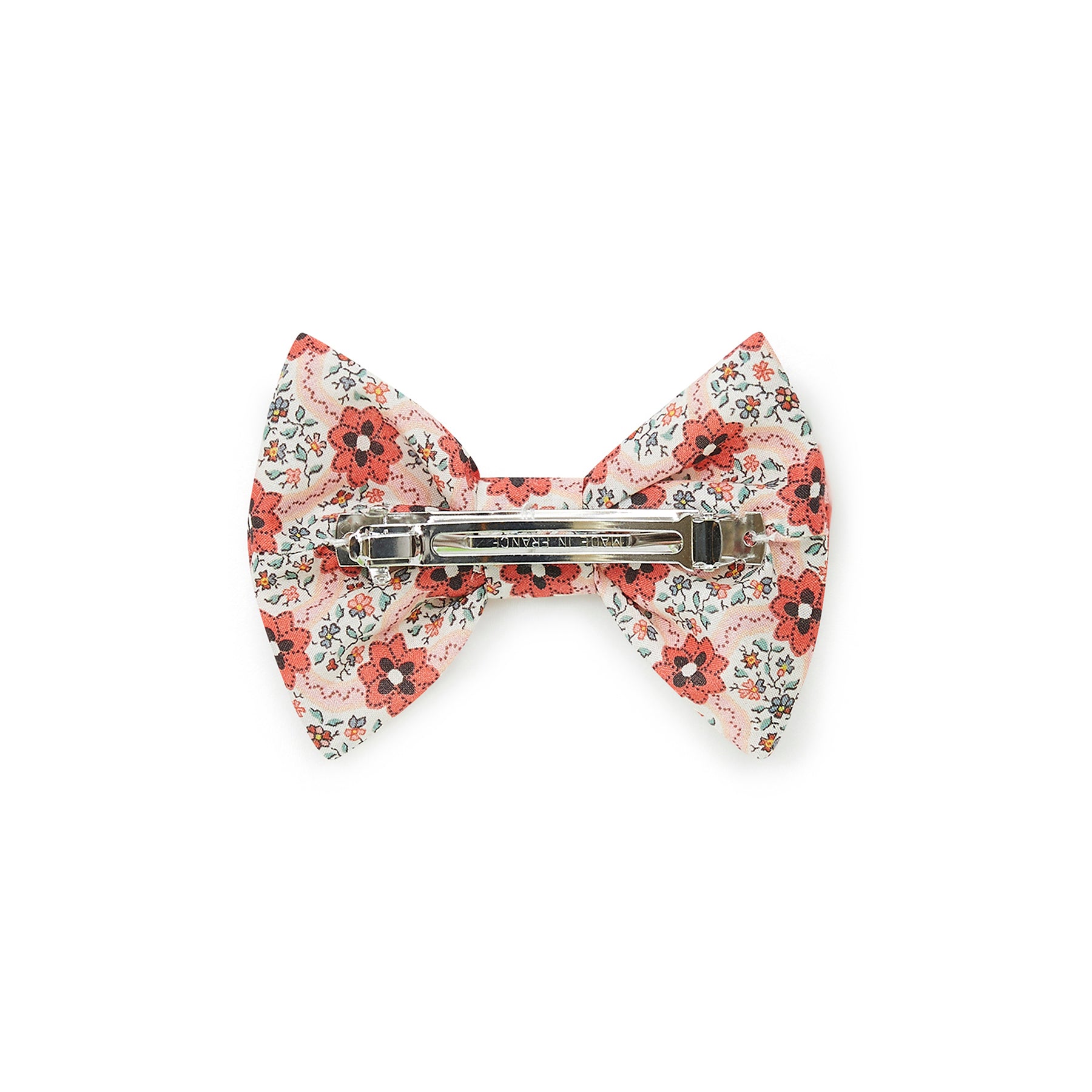 Girls Pink Floral Hair Clips
