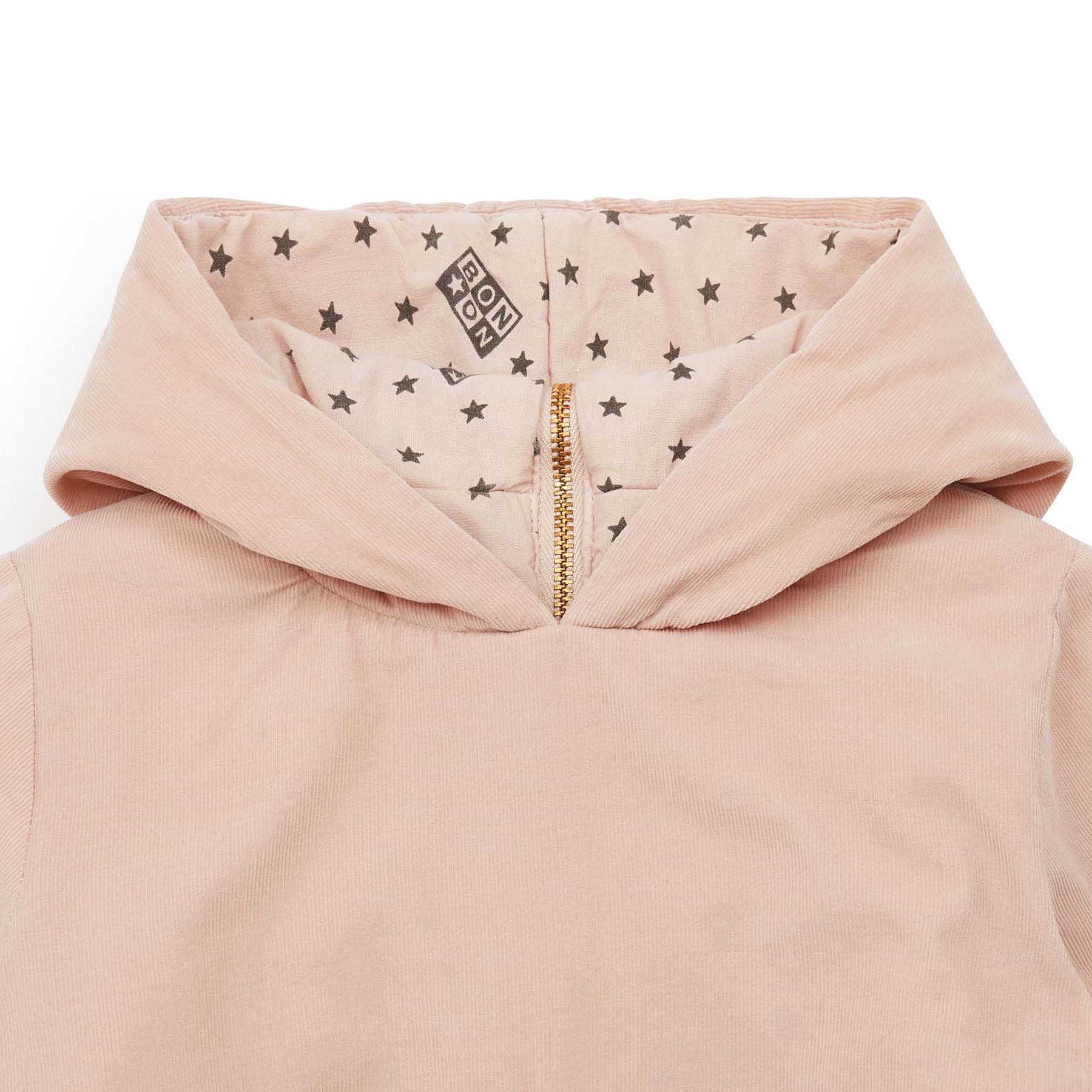 Baby Girls Pink Hooded Top