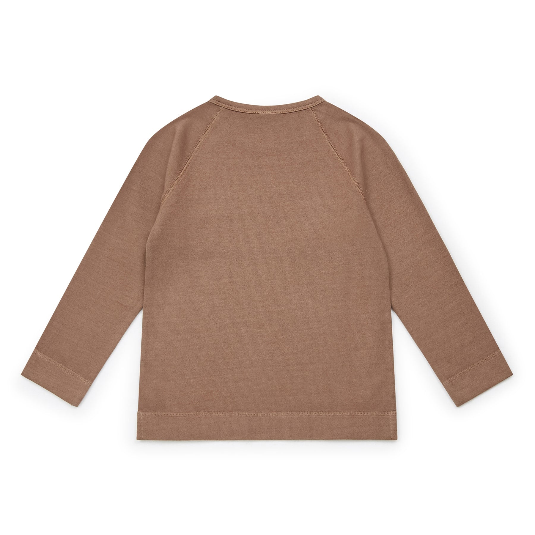 Girls Brown Printed Cotton T-Shirt