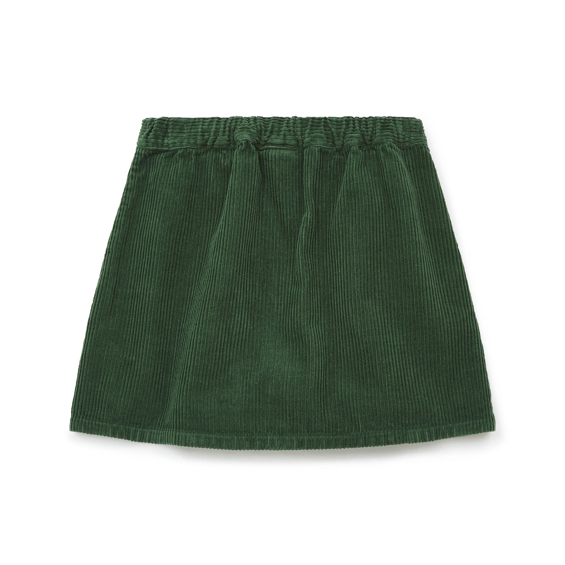 Girls Green Corduroy Skirt