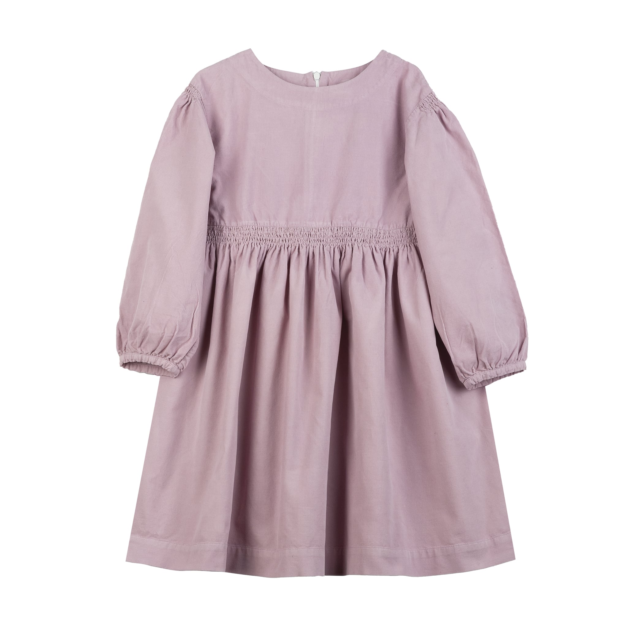 Girls Mauve Cotton Dress