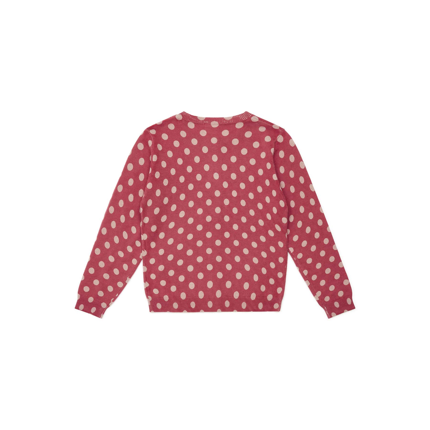 Girls Red Dots Cardigan