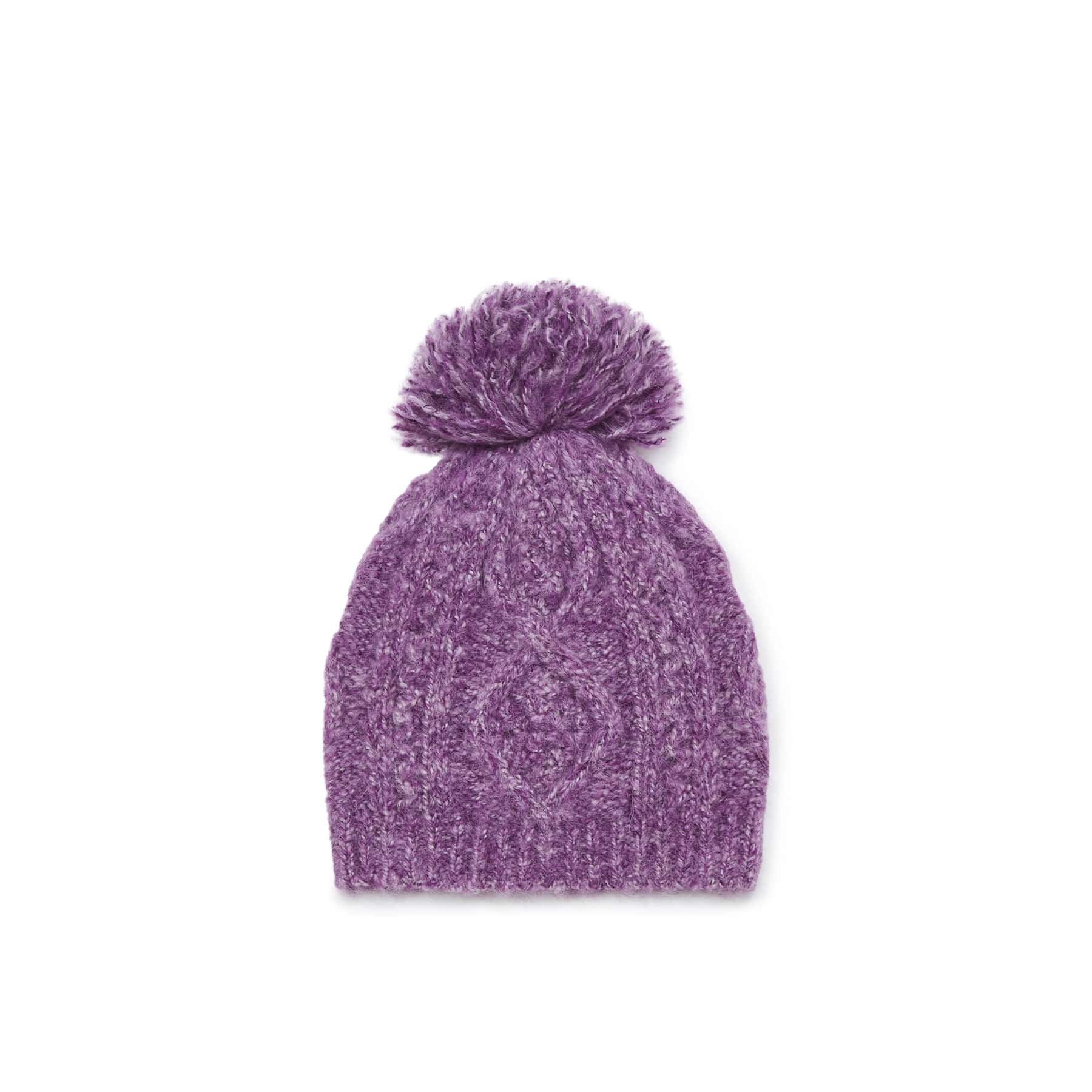 Girls Mauve Knit Hat