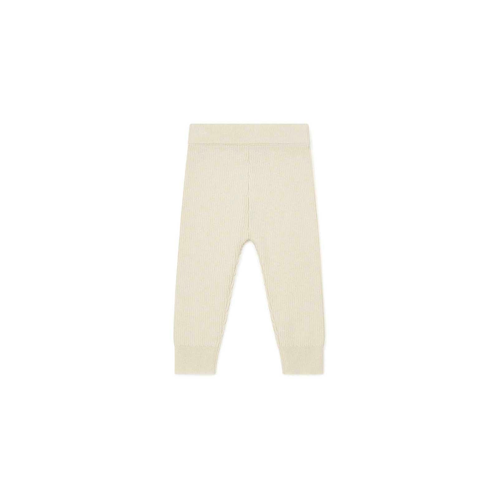 Baby Girls White Wool Leggings