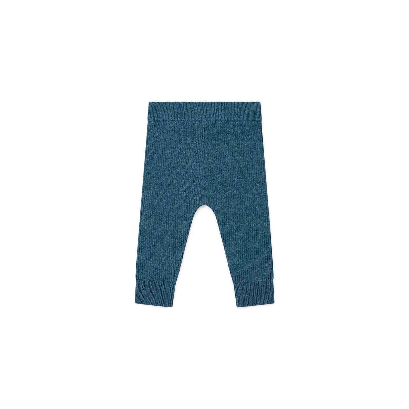 Baby Girls Blue Wool Leggings