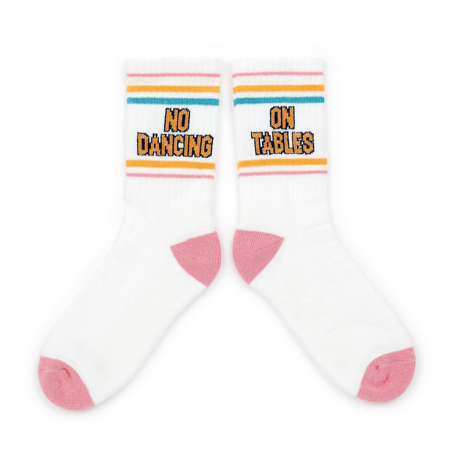 Girls White Logo Cotton Socks