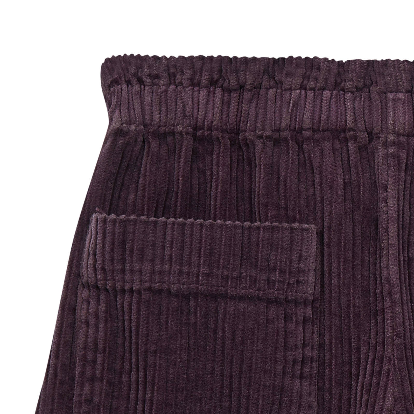 Girls Dark Red Velvet Trousers