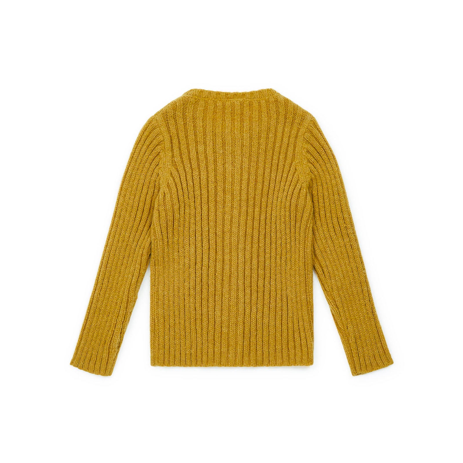 Girls Dark Yellow Cardigan