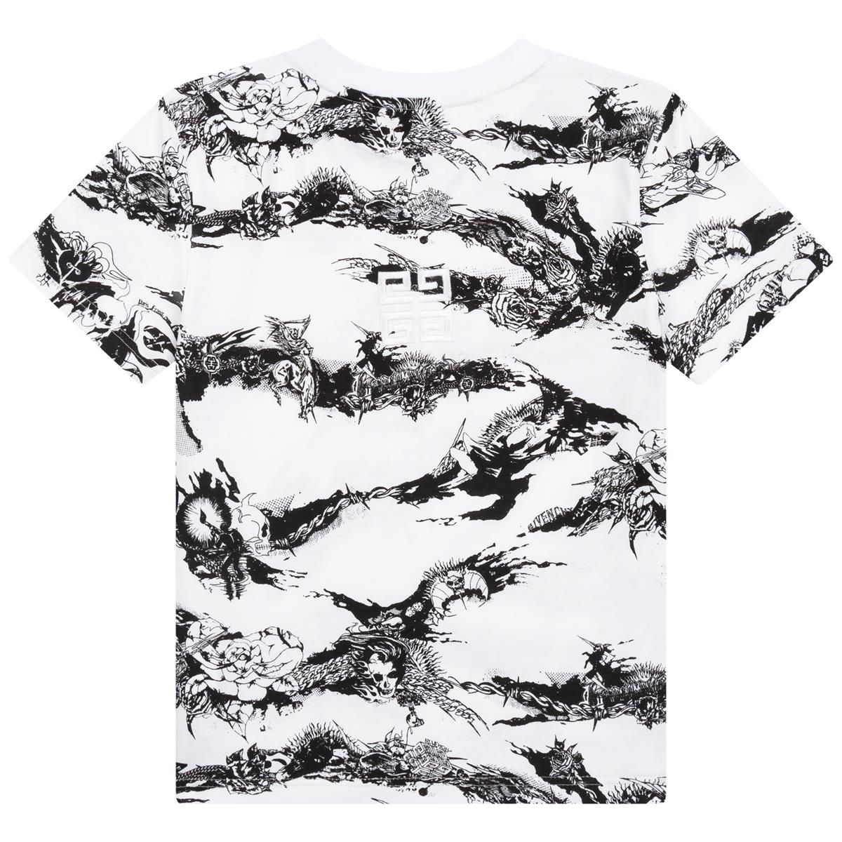 Boys & Girls White Logo T-Shirt