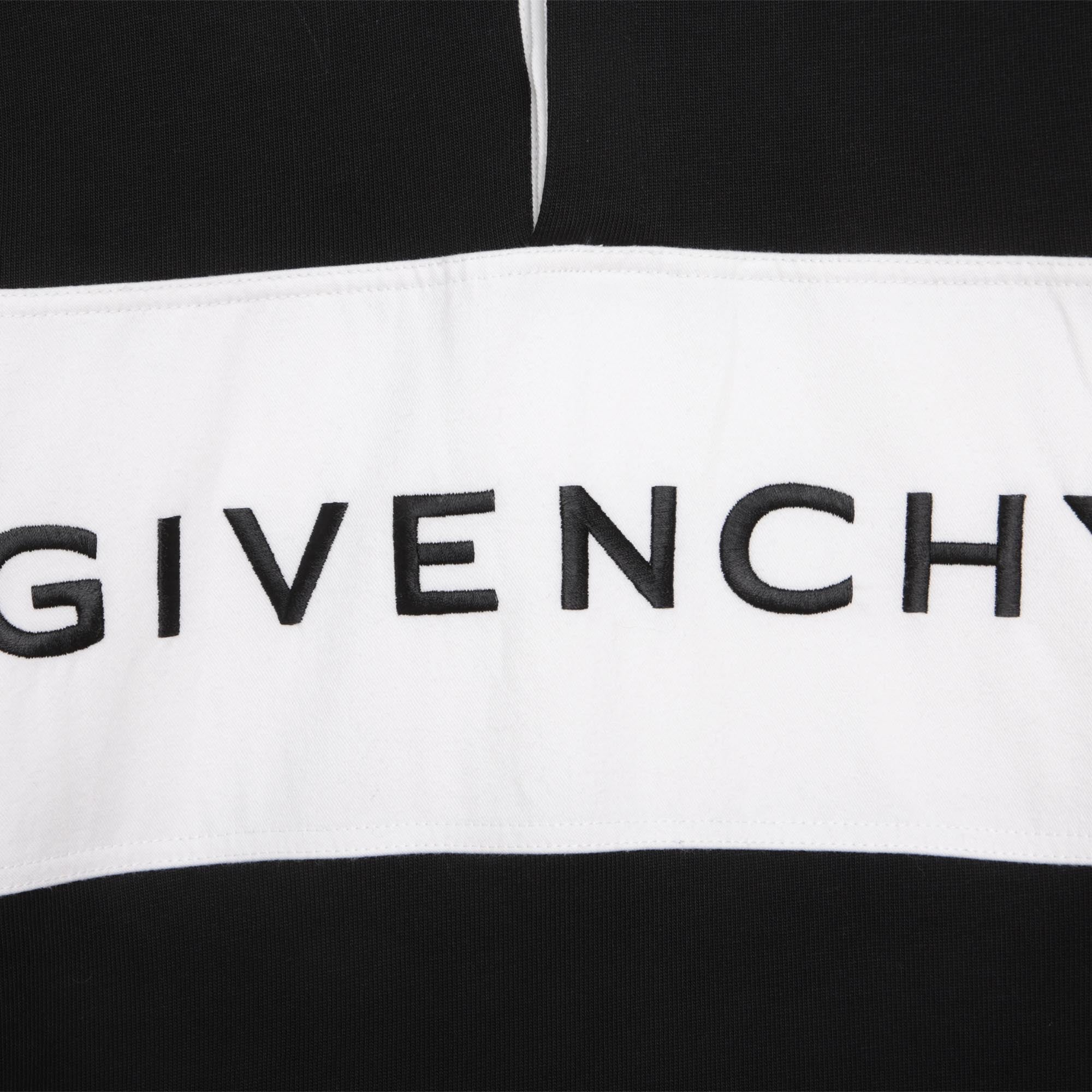 Boys Black Logo Cotton Polo Shirt
