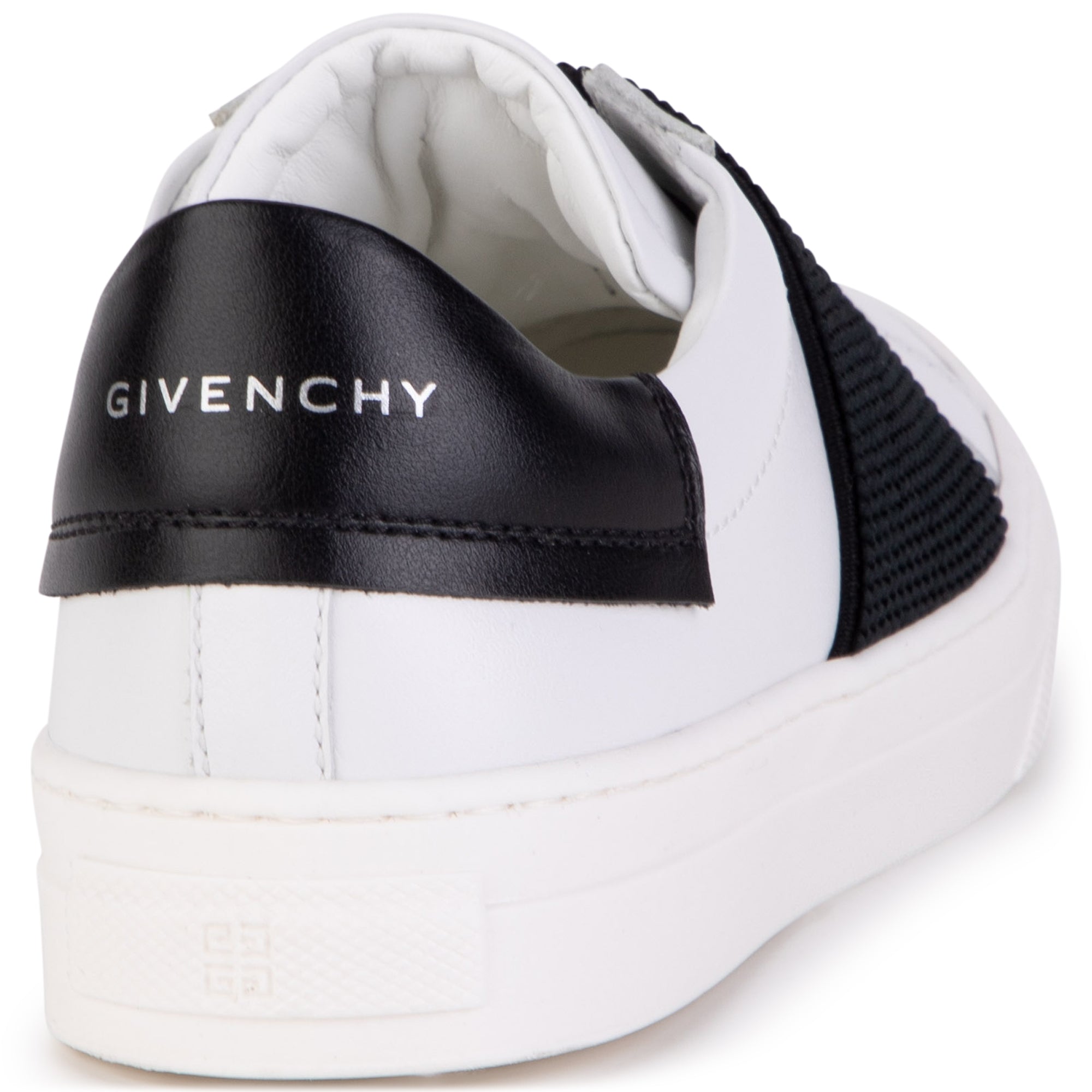 Boys & Girls White Logo Shoes