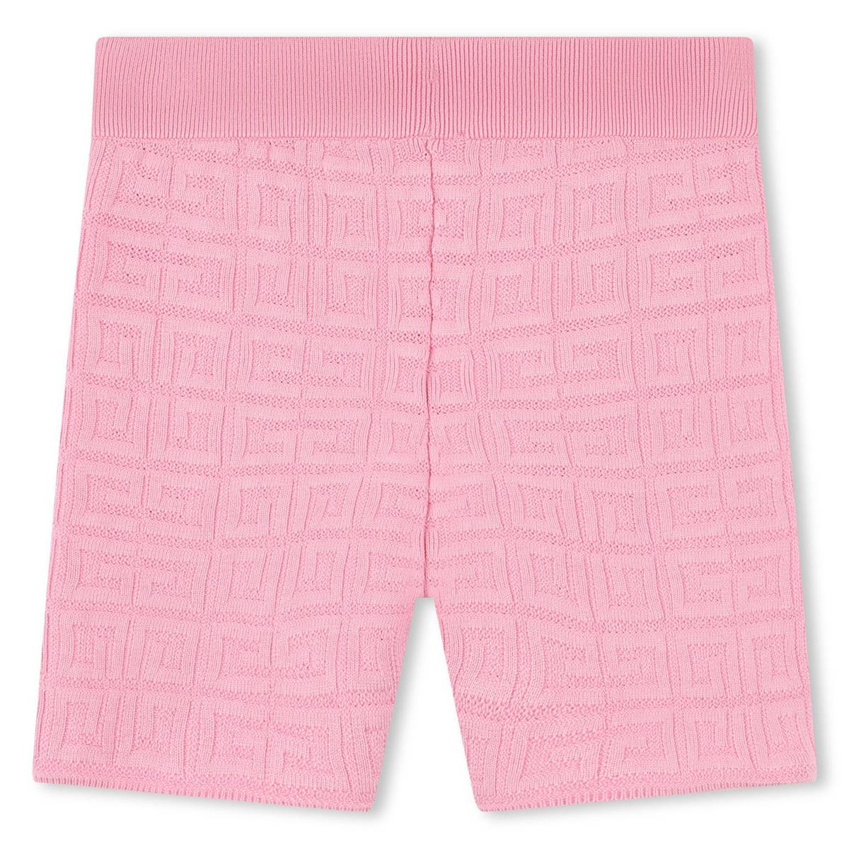 Girls Pink Logo Shorts