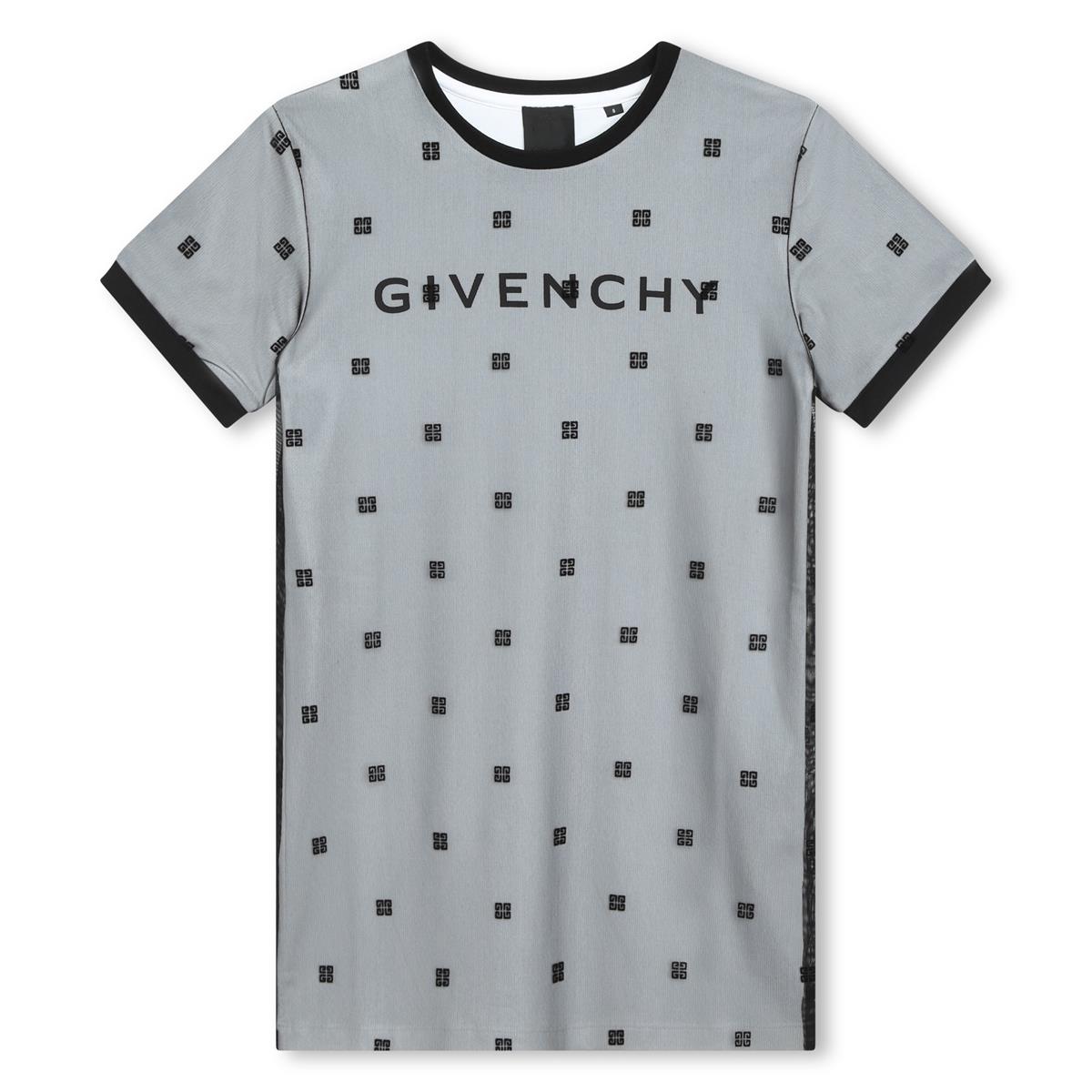 Girls Grey Logo Dress
