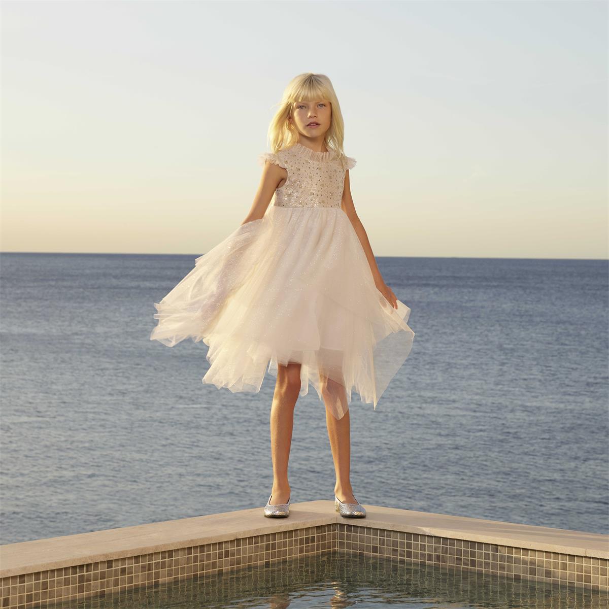 Girls White Dress