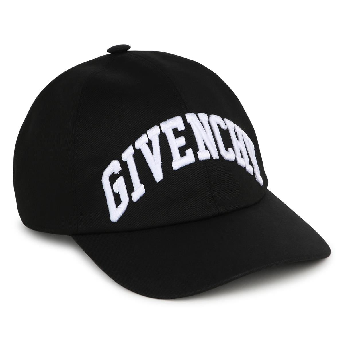 Girls Black Logo Baseball Cap