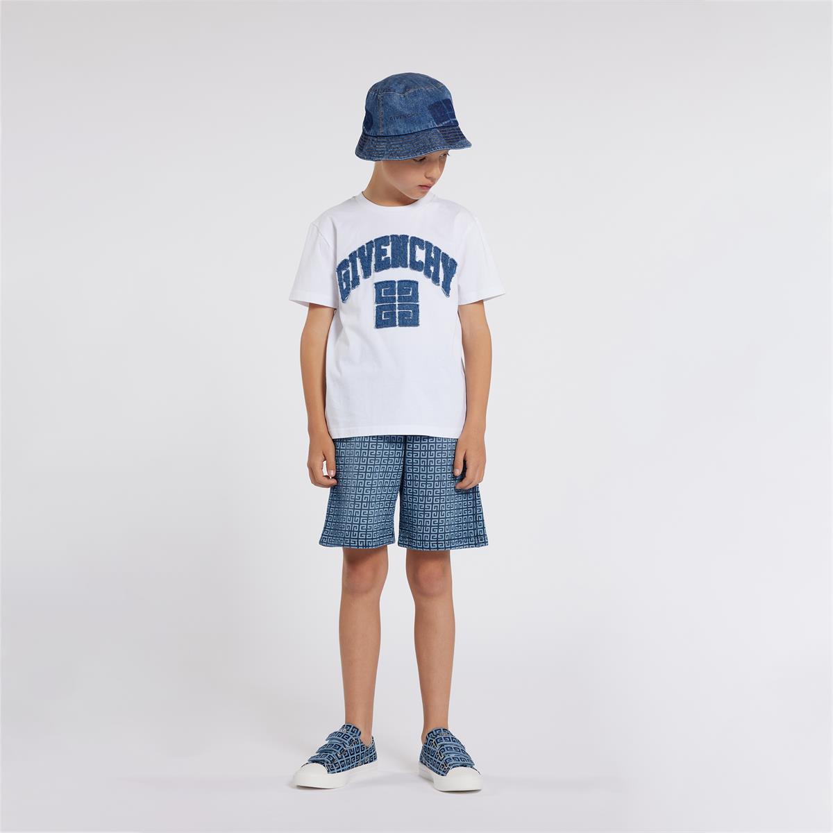 Boys Blue Denim Bucket Hat