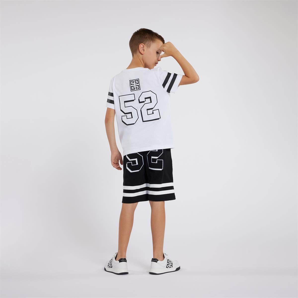 Boys Black Logo Shorts